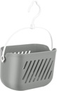 1pcs Plastic Storage Basket Kitchen Hanging Organizer Wall Mounted Basket for Bathroom Bin Rotatable Hook for Sorting