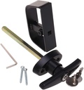 4½" T-Handle Shed Door Lock Handle with Lock Keyed Alike Garage t Handle Shed Latch Hardware Locking Handle 4-1/2“ T-Handle 1kit