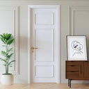 1 Set Peel and Stick Door Moulding Kit, Premade Wainscoting Panels, Self Adhesive 3D Trim for Interior Walls Picture Frame