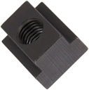 Te-Co 41405 Black Oxide 1018 Steel T-Slot Nut, 3/8"-16 TPI (Incomplete Last Thread), 1/2" Height x 7/8" Width x 1/2" Table Slot (Pack of 5)