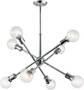 Kichler Armstrong 26" 8 Light Chandelier Chrome