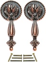 2Pcs Drawer Pull European Style Hanging Design Handle Cabinet Drawer Door Drop Pull Knobs