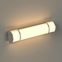 LEDMyplace 25W, 26 inch Bathroom Vanity Light Fixture, 1950LM, CCT Changeable (3000/4000/5000K), Dimmable, ETL Listed, Bathroom Linear Wall Light Bar, Long Tube Bath Sconce, Brushed Nickel Finish