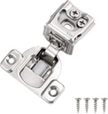Probrico 20 Pack 10 Pair 1-1/4 inch Overlay Soft Close Cabinet Hinges Hidden Door Hinge for Kitchen Cabinet Hinges Concealed Self Closing Face Frame, 105 Degree Opening Angel