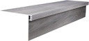 Lucida Surfaces Luxury Vinyl Stair Tread and Riser Combo | Glue Down Wood-Look Stair Treads Cover and Riser | Waterproof | Scratch and Scuff Resistant | Silver Leaf | MaxCore