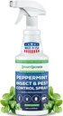 All Natural Peppermint Oil Insect & Pest Control Spray Repels Mice, Spiders, Ants, for Home, Indoor, Outdoor, Garden Maximum Strength Smart Grower Ready to Use 16 FL OZ