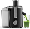 Centrifugal Juicer Machine - 3-Speed Juice Extractor Maker, Compact, Easy to Clean, Black