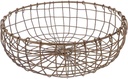 Elegant Wire Fruit Basket Kitchen Counter Fruit Holder Sturdy Metal Bowl Space-saving Storage