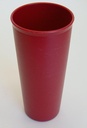 Harvest Red Smooth Tupperware Ice Tea Tumbler 16 Ounces