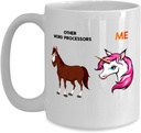 Funny Word processor s, Word processor Unicorn, Word processor Coffee Mug 15OZ.