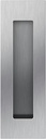 Flush Pull 6“ Rectangular-Satin Brushed, Free of Sharp Edge