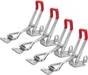 Accessbuy Toggle Latch Clamp 4002 Style,550Lbs Holding Capacity,Toggle Latches with Lock-Hole,Adjustable Heavy Duty Medium Latch for Smoker lid,ToolBox Cases and More (5.7inch)